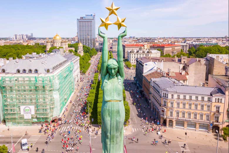 Freedom Monument in Riga