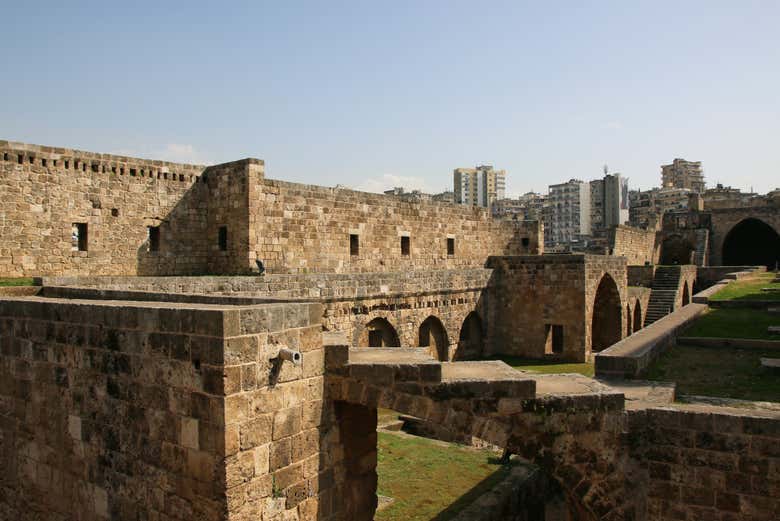 Vue panoramique de la citadelle de Tripoli