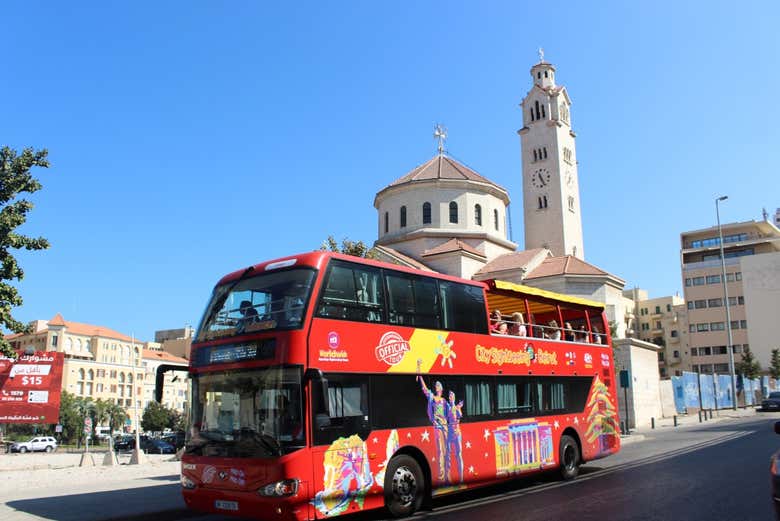 ônibus turístico de Beirute