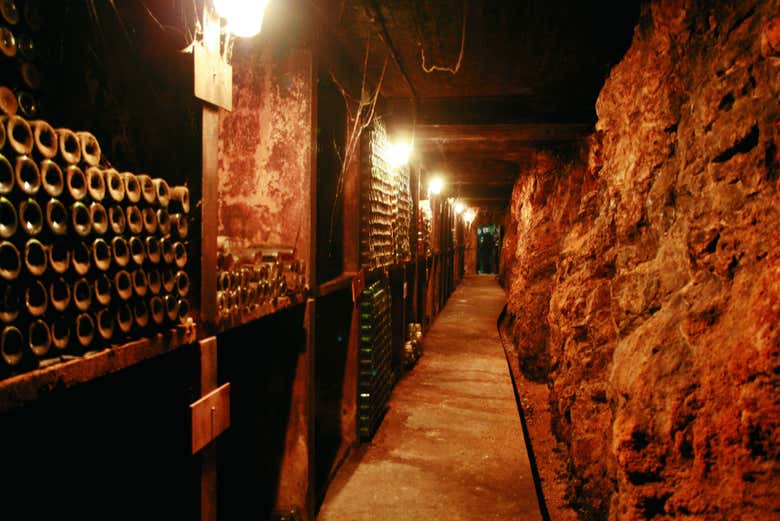 Intérieur d'une cave