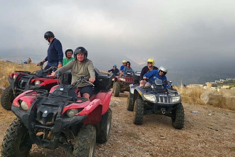 Ruta en quad por Faraya