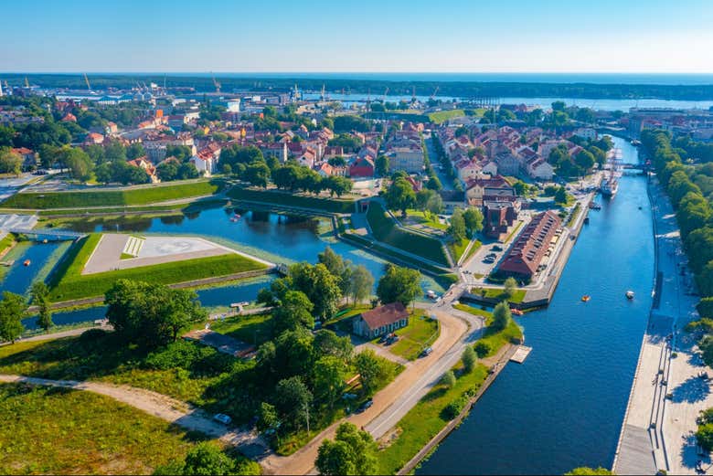 Vista aérea de Klaipėda