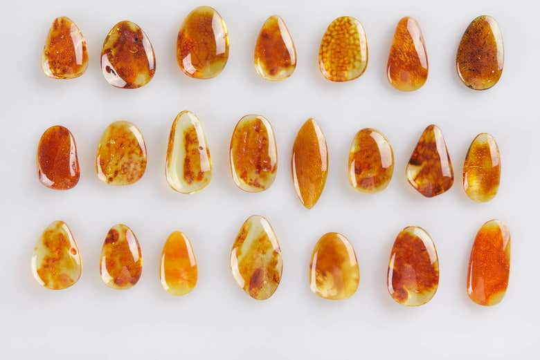 Piezas de ámbar
