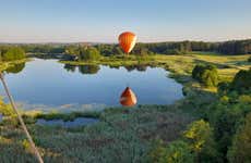 Giro in mongolfiera a Trakai