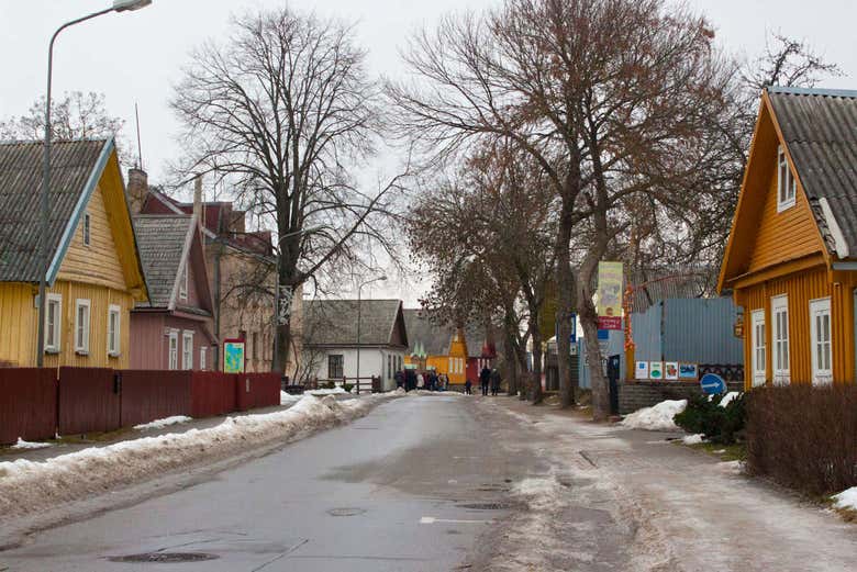 Calle típica de Trakai