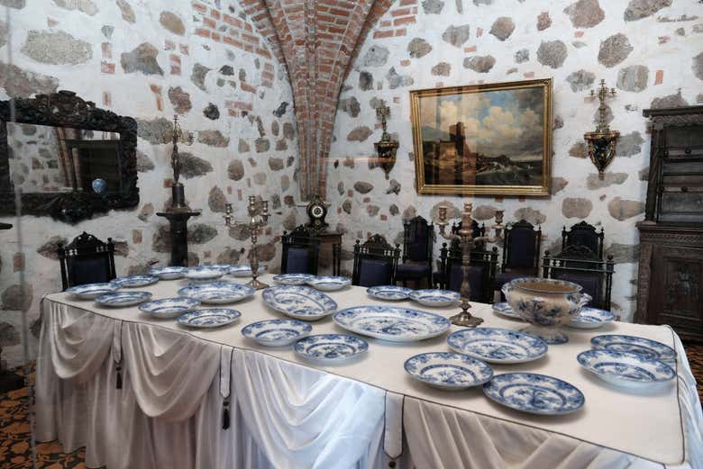Una de las salas del Castillo