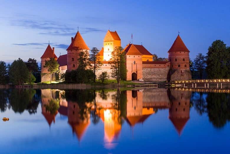 Trakai Island Castle in Lithuania
