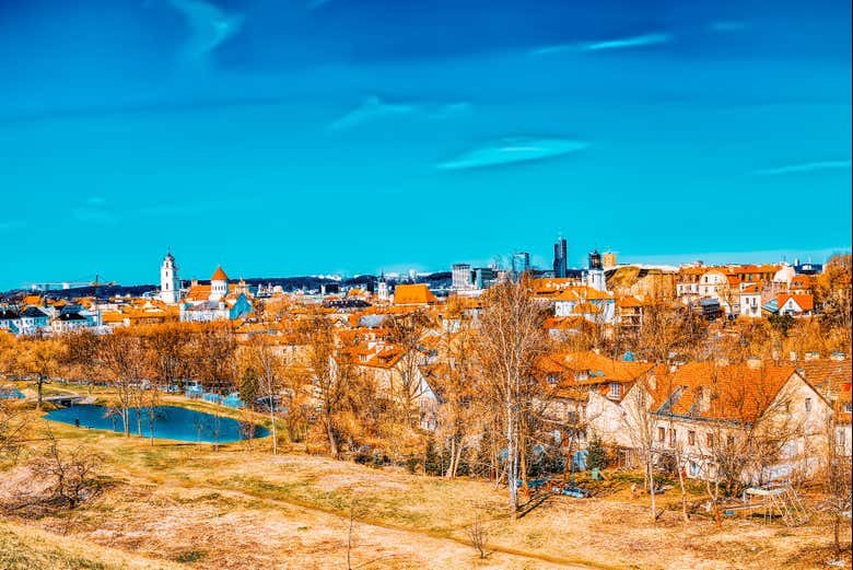 Vistas de Vilna, capital de Lituania