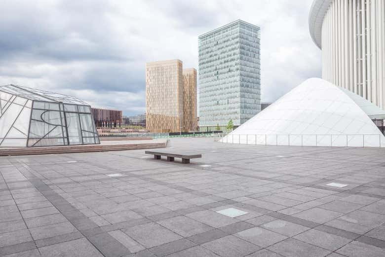 Il moderno quartiere di Kirchberg