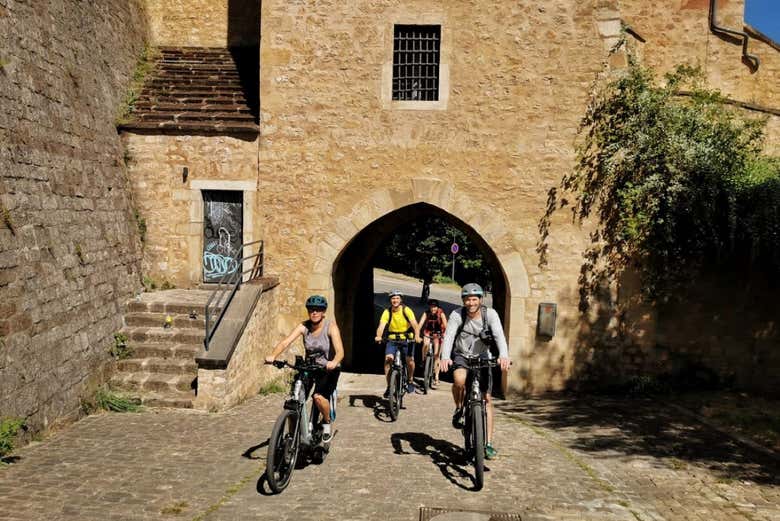 Pedalando nel centro storico