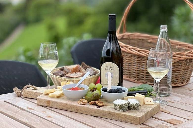 Il delizioso picnic della cantina