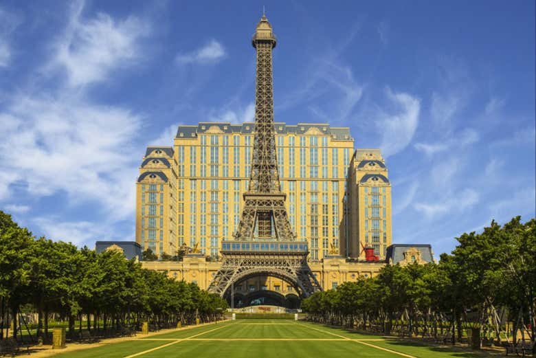 Panorámica de la Torre Eiffel de Macao