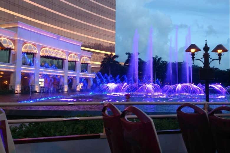 Passando em frente do Wynn Macao