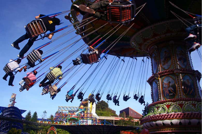 Atrações do parque temático de Genting Highlands