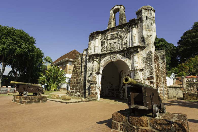 La Puerta de Santiago en Malaca