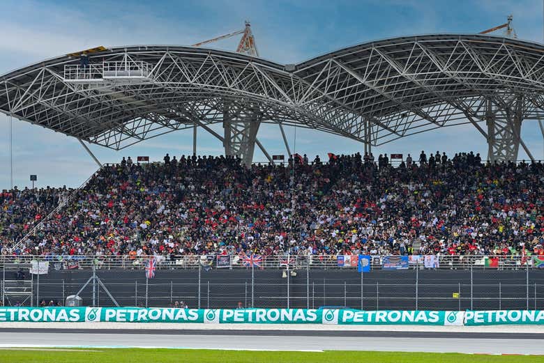 Las tribunas del Circuito Internacional de Sepang