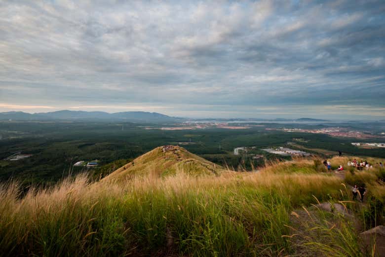 Vistas desde la colina de Bukit Broga