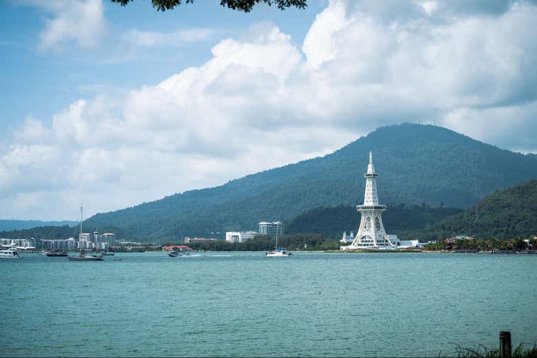 Enjoy panoramic views of the Andaman Sea