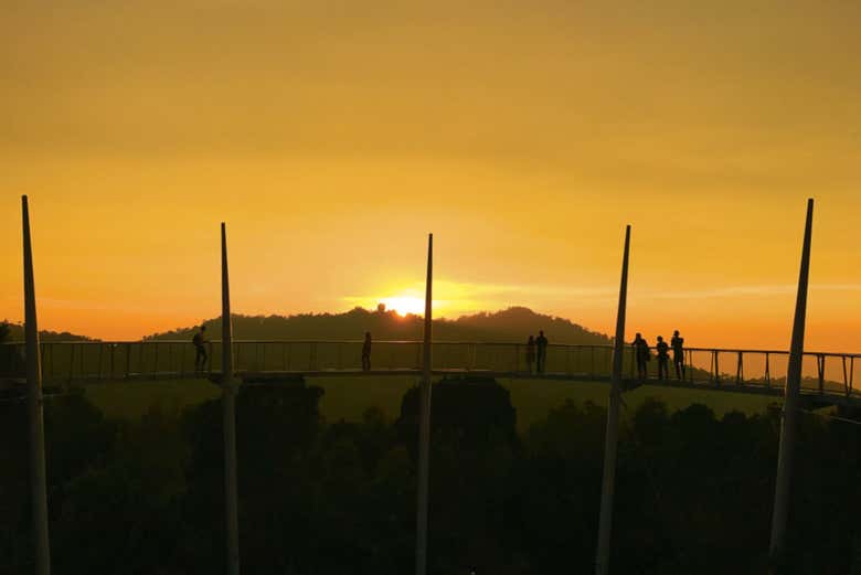 Atardecer desde The Habitat Penang Hill