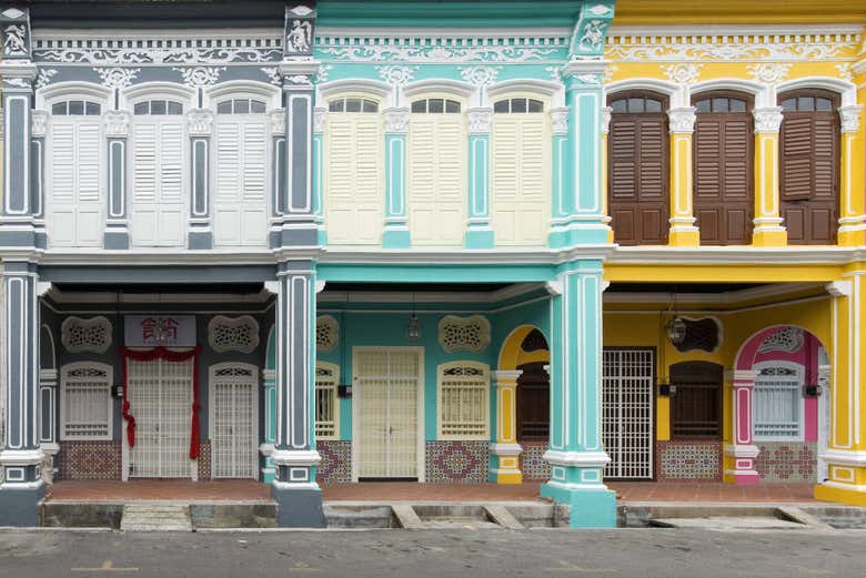 Casas coloniales de Penang
