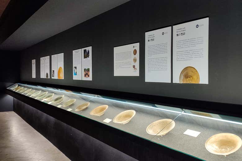 Piezas auténticas recuperadas de expediciones marítimas