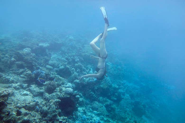 Snorkeling in Huraa