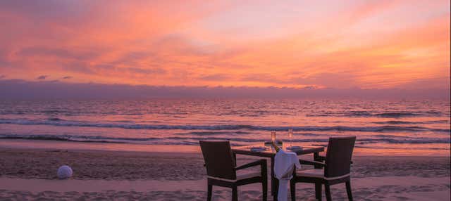 Dîner sur la plage de Maafushi