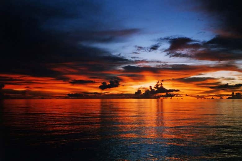 Sunset in Maafushi