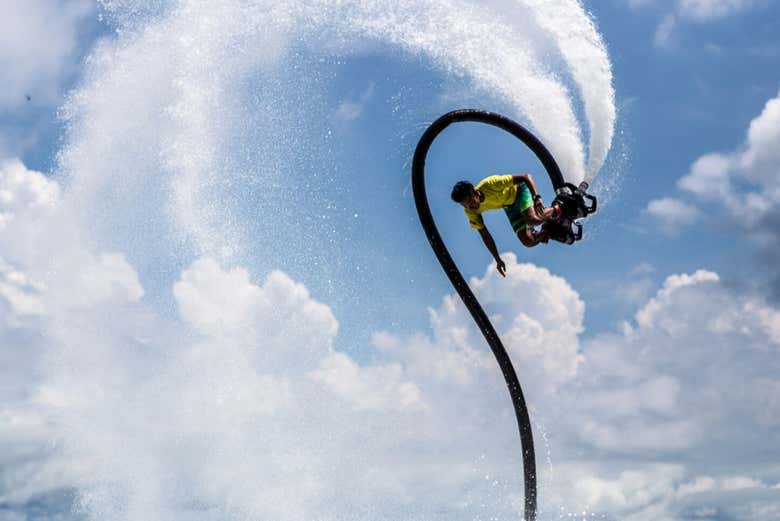 Flyboarding in Maafushi