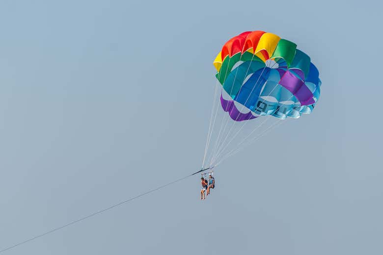 Flying over Maafushi