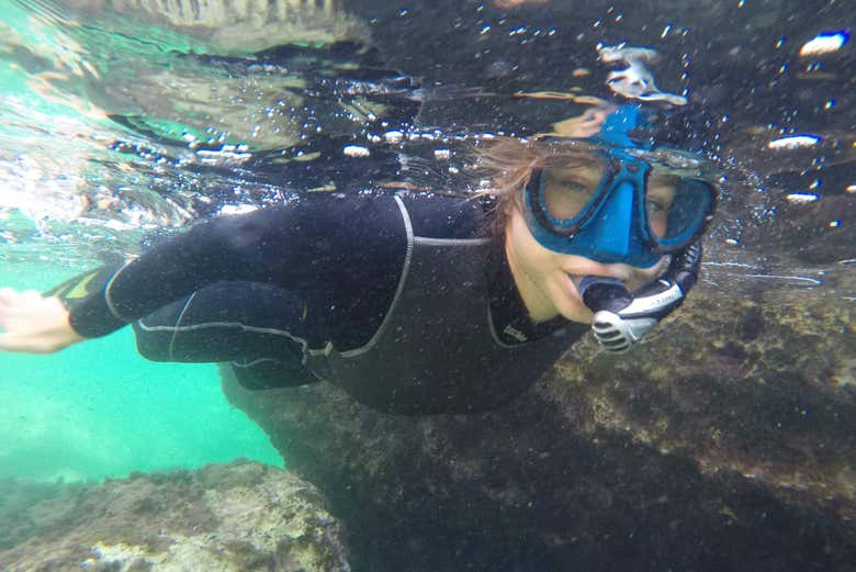 Snorkeling a Malta