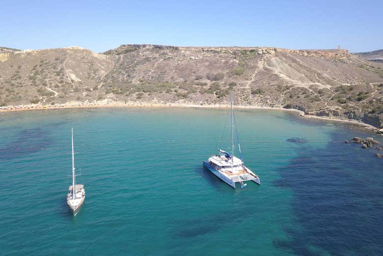 Admirando la costa de Malta