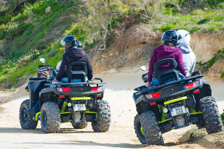 Durante el tour en quad por Gozo