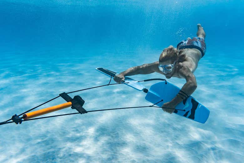 Experiência de subwing em Malta