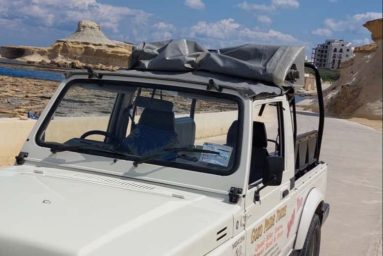 Recorriendo Gozo en 4x4
