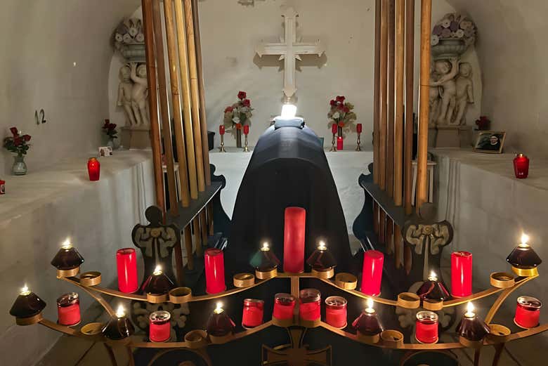 Altar do museu Mysterium Fidei