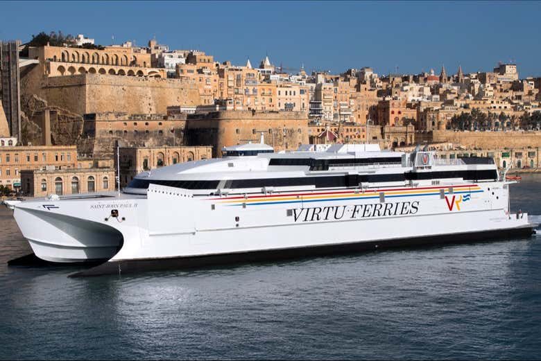 El ferry en el que viajaremos