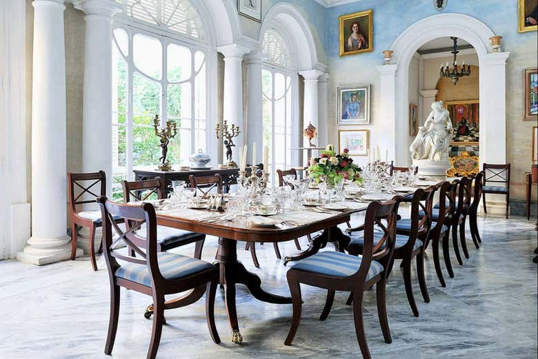 Comedor de la Casa Rocca Piccola