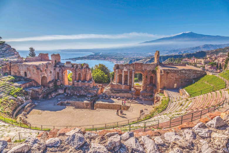 Antigo teatro grego de Taormina
