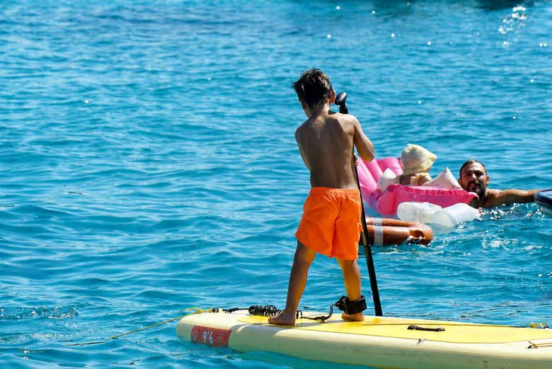 Enjoy paddleboarding