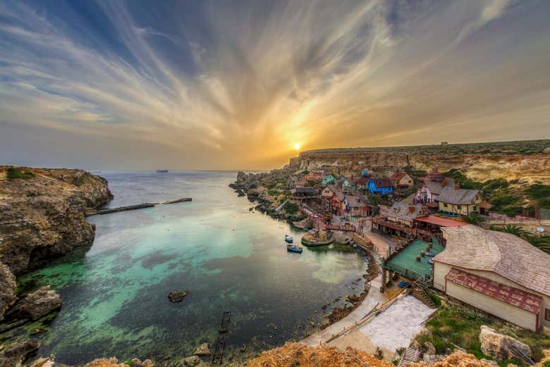 Vista panorâmica da Popeye Village