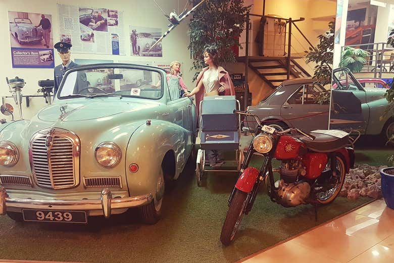 Visitando o museu