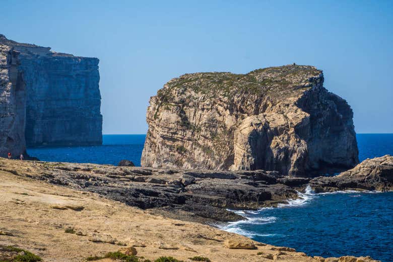 Il famoso scoglio Fungus di Gozo