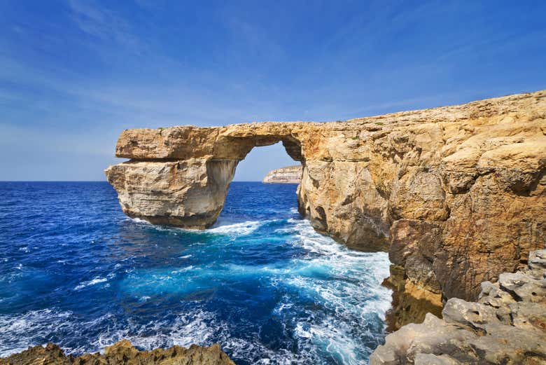 Paisagens da ilha maltesa de Gozo