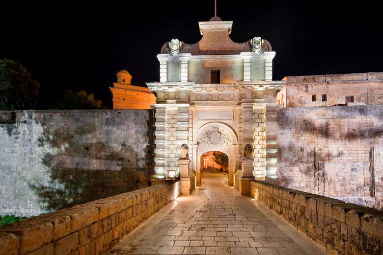 L'antica porta di accesso di Malta