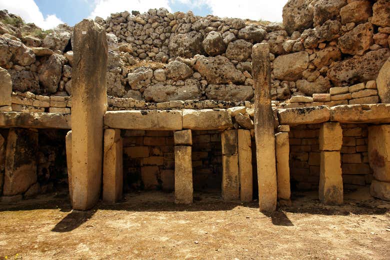 Visitando los templos de Ġgantija