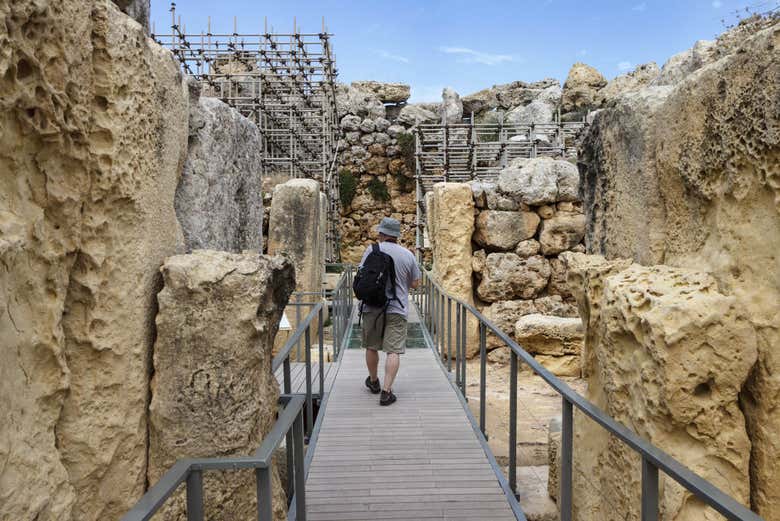 Visitando los templos megalíticos de Ggantija