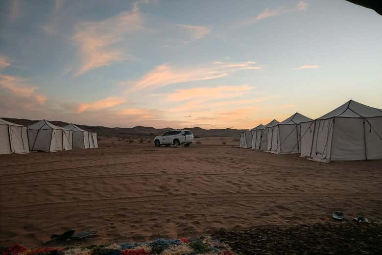 Le campement où vous passerez la nuit