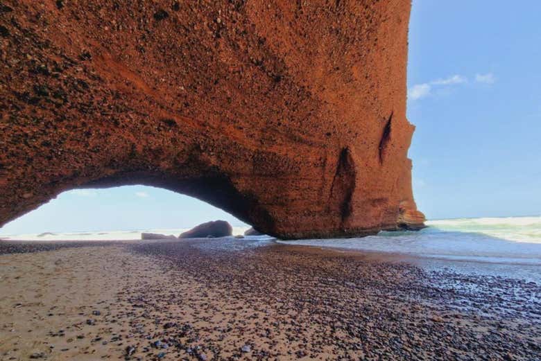 Les arches emblématiques de la plage de Legzira