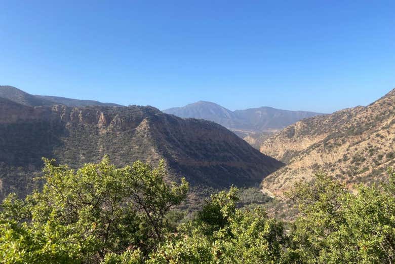 Vue panoramique sur la vallée de Tizgui
